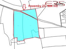 Prodej zemědělské půdy, Panenské Břežany, 23904 m2