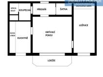 Pronájem bytu 2+1, Prostějov, Italská, 45 m2