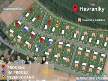 Prodej pozemku pro bydlení, Havraníky, 955 m2