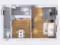 Prodej bytu 1+1, Trutnov, Přádelnická, 41 m2