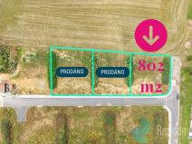Prodej pozemku pro bydlení, Hůry, 802 m2
