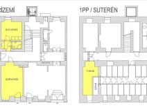 Pronájem obchodního prostoru, Praha - Vinohrady, Sázavská, 52 m2