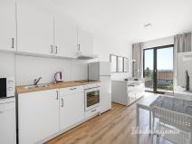 Pronájem bytu 1+kk, Praha - Kyje, Za černým mostem, 24 m2