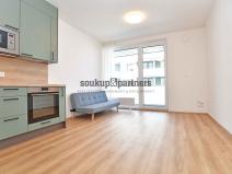 Pronájem bytu 1+kk, Praha, Čakovická, 34 m2