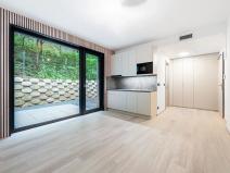 Pronájem bytu 1+kk, Praha, Na Zlíchově, 27 m2