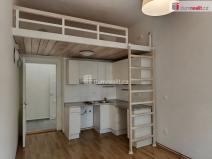 Pronájem bytu 1+kk, Praha - Vršovice, Na spojce, 21 m2