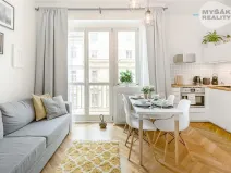 Pronájem bytu 2+kk, Praha - Vinohrady, Rumunská, 45 m2