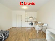 Pronájem bytu 1+kk, Brno, Francouzská, 38 m2