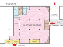 Pronájem obchodního prostoru, Kladno - Kročehlavy, Vodárenská, 505 m2