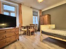 Pronájem bytu 1+kk, Praha - Vršovice, Donská, 25 m2