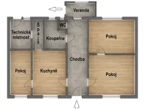 Prodej rodinného domu, Ptení, 85 m2