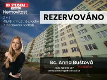 Prodej bytu 2+1, České Budějovice - České Budějovice 3, Plzeňská, 49 m2