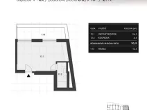 Prodej bytu 1+kk, Brno - Horní Heršpice, Košuličova, 31 m2