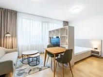 Pronájem bytu 1+kk, Praha - Karlín, Pobřežní, 28 m2