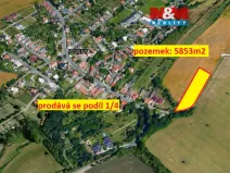 Prodej pozemku pro bydlení, Polepy, 5853 m2