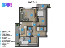 Prodej bytu 3+1, Třinec, Beskydská, 63 m2