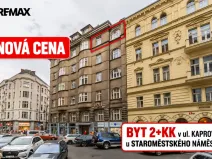 Pronájem bytu 2+kk, Praha - Staré Město, Kaprova, 58 m2
