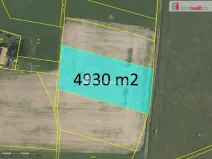 Prodej pole, Velešín - Holkov, 4930 m2