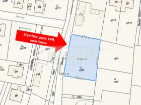Prodej pozemku pro bydlení, Kunice, 1160 m2