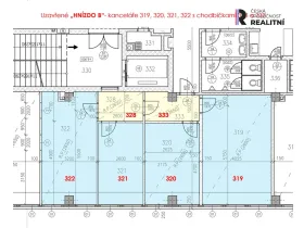 Pronájem kanceláře, Zlín, Kvítková, 82 m2