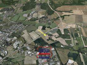 Prodej komerčního pozemku, Úsilné, 5515 m2