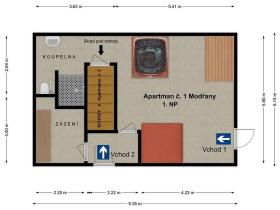 Prodej komerční nemovitosti, Praha - Modřany, Plovdivská, 100 m2