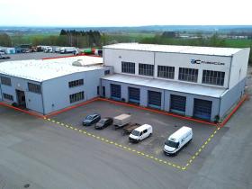 Pronájem výrobních prostor, Lišov, Hůrecká, 2357 m2