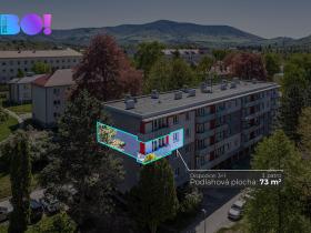 Prodej bytu 3+1, Frenštát pod Radhoštěm, Školská čtvrť, 73 m2