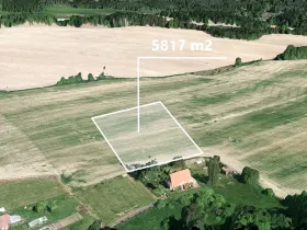 Prodej podílu pole, Huntířov, 1211 m2