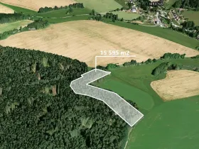Prodej podílu lesa, Mříčná, 3898 m2
