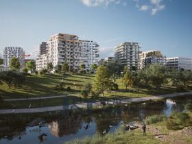 Prodej bytu 1+kk, Praha - Karlín, Libeňský ostrov, 51 m2