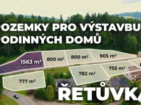 Prodej pozemku pro bydlení, Řetůvka, 1563 m2