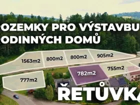 Prodej pozemku pro bydlení, Řetůvka, 782 m2