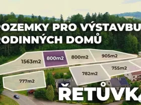 Prodej pozemku pro bydlení, Řetůvka, 800 m2