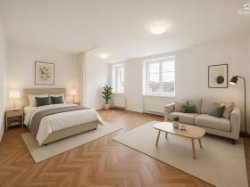 Prodej bytu 1+1, Plzeň, náměstí Míru, 55 m2