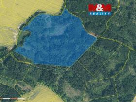 Prodej lesa, Milevsko - Klisín, 154293 m2