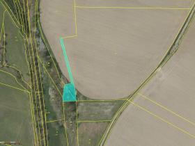 Prodej pole, Slavonice - Mutišov, 1067 m2