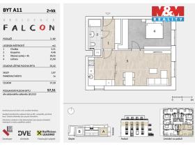 Prodej bytu 2+kk, Mělník, Sokolská, 58 m2