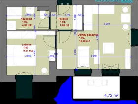 Prodej bytu 2+kk, Mariánské Lázně, Hlavní třída, 37 m2