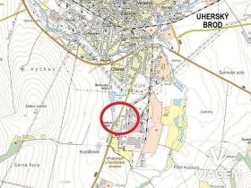 Prodej podílu komerčního pozemku, Uherský Brod, 926 m2