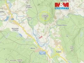 Prodej pole, Křižánky - České Milovy, 10634 m2