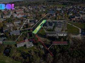 Prodej zahrady, Olomouc - Svatý Kopeček, 1243 m2