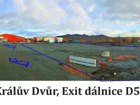 Pronájem komerčního pozemku, Králův Dvůr, Průmyslová, 1000 m2