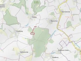 Dražba lesa, Hradčany-Kobeřice, 1989 m2