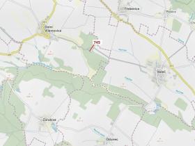 Dražba lesa, Dolní Vilémovice, 1957 m2