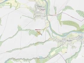 Dražba pozemku, Ivančice, 597 m2