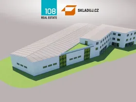 Pronájem skladu, Zlatníky-Hodkovice, Technologická, 1100 m2