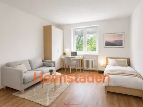 Pronájem bytu 1+kk, Ostrava - Poruba, náměstí Jana Nerudy, 28 m2