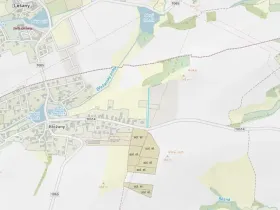 Dražba zahrady, Lešany, 524 m2