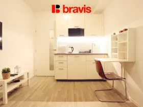 Pronájem bytu 1+kk, Brno - Pisárky, Libušino údolí, 20 m2